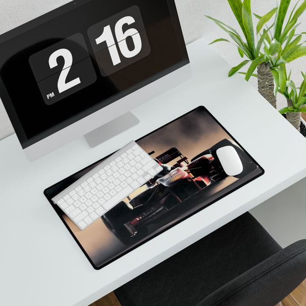 F1 High Speed Racing — XXL Gaming Desk Mat — Gaming & Workspace Desk Setup View