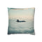 F-22 Raptor Stealth Fighter Jet in Flight — 40×40 Cushion Cover — Front 40×40 cm Square Cushion View