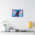 Fallen Angel with Glowing Wings (Edition III) — 24×16 Canvas Wall Art — Living Room Wall Lifestyle View