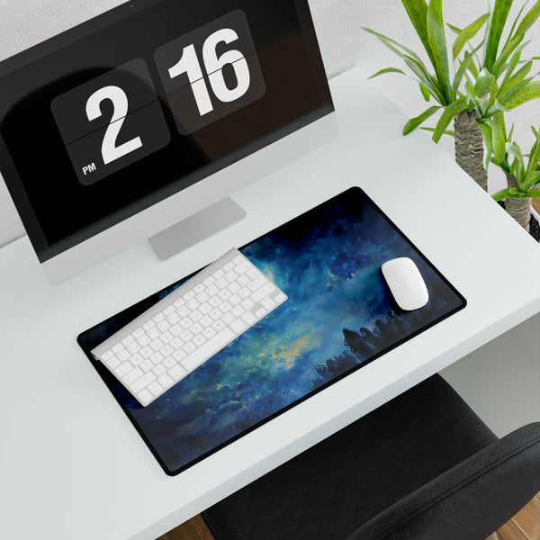 Full Moon Music Festival Night (Edition XI) — XXL Gaming Desk Mat — Gaming & Workspace Desk Setup View