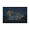 Firefly Constellation Forming Lion Shape — Canvas Wall Art — Front Gallery-Wrapped Canvas View