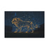 Firefly Constellation Forming Lion Shape — Canvas Wall Art — Front Gallery-Wrapped Canvas View
