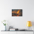Firefly Wings Carrying Ghost Ship — Stretched Canvas Wall Art — Living Room Wall Lifestyle View