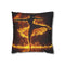 Firestorm in the Shape of Dancer — Double-Sided Cushion Cover — Front Double-Sided Cushion View