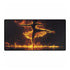 Firestorm in the Shape of Dancer — XL & XXL Desk Mat — Full Top-Down Artwork View