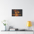 Firestorm in the Shape of Dancer — Stretched Canvas Wall Art — Living Room Wall Lifestyle View