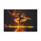 Firestorm in the Shape of Dancer — 24×16 Canvas Wall Art — Front Gallery-Wrapped Canvas View