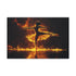 Firestorm in the Shape of Dancer — 24×16 Canvas Wall Art — Front Gallery-Wrapped Canvas View