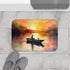 Fisherman Sunset — Non-Slip Bath Mat — Bathroom Floor Lifestyle View