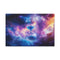 Floating Hourglass in Cosmic Nebula — 24×16 Canvas Wall Art — Front Gallery-Wrapped Canvas View