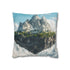 Floating Island Chained to Mountain — Double-Sided Cushion Cover — Front Double-Sided Cushion View