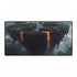 Floating Islands Orbiting Volcano — XXL Gaming Desk Mat — Full Top-Down Artwork View