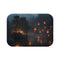 Floating Lanterns Guiding Ghost Ship — Memory Foam Bath Mat — Top-Down Memory Foam Bath Mat View