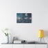 Floating Rocks Forming Staircase — Stretched Canvas Wall Art — Living Room Wall Lifestyle View