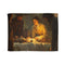 Florence Nightingale Tending to Wounded — Plush Fleece Throw Blanket — Full Spread Plush Fleece Artwork View