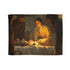 Florence Nightingale Lady with the Lamp — Plush Fleece Throw Blanket — Full Spread Plush Fleece Artwork View