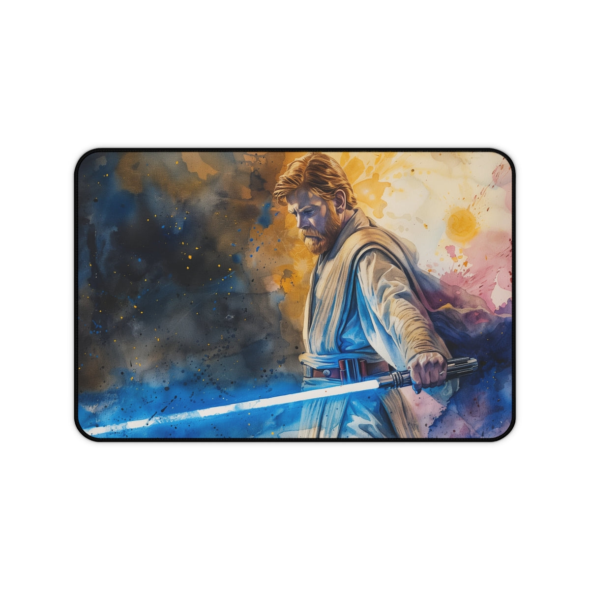 Force-Filled Obi Wan Desk Mat