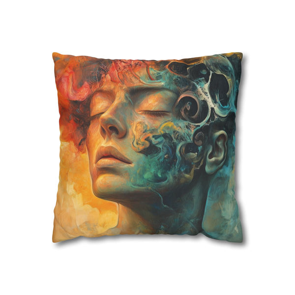 Fractured Mindscape of a Dreaming God (Edition III) — Double-Sided Cushion Cover — Front Double-Sided Cushion View