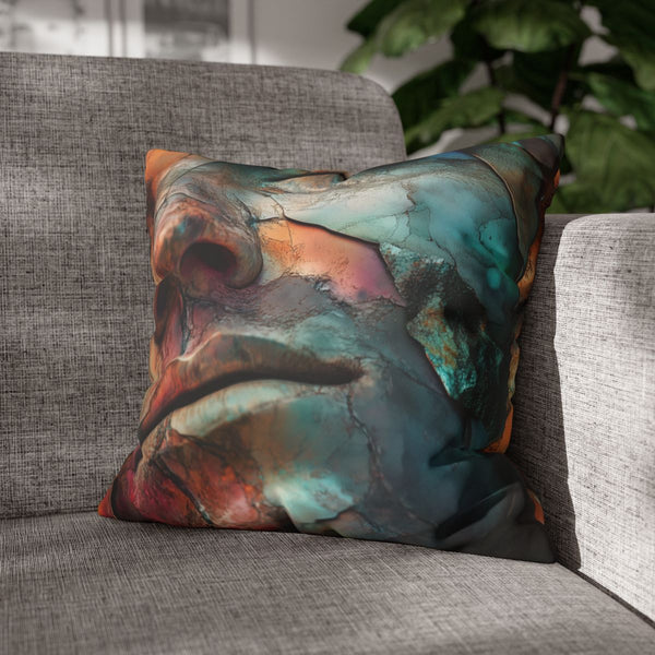 Fractured Mindscape of a Dreaming God (Edition IV) — Double-Sided Cushion Cover — Sofa & Armchair Living Room Lifestyle View