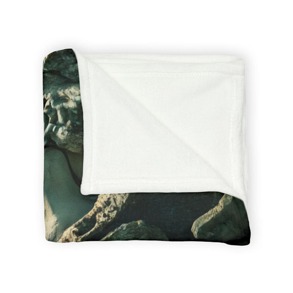 Fractured Mindscape of a Dreaming God Plush Fleece Throw Blanket
