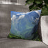 French Alps — 40×40 Cushion Cover — Sofa & Living Room Lifestyle View
