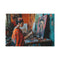 Frida Kahlo Painting in Her Casa Azul Studio — 24×16 Canvas Wall Art — Front Gallery-Wrapped Canvas View