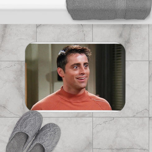 Friends Joey — Non-Slip Bath Mat — Bathroom Floor Lifestyle View