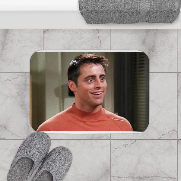 Friends Joey — Non-Slip Bath Mat — Bathroom Floor Lifestyle View