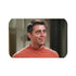 Friends Joey — Non-Slip Bath Mat — Top-Down Velvet Microfibre Artwork View