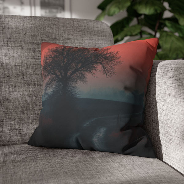 Fujifilmdark Sunrise — Double-Sided Cushion Cover — Sofa & Armchair Living Room Lifestyle View