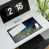 Tropical Beach Full Moon Night Party — XXL Gaming Desk Mat — Gaming & Workspace Desk Setup View