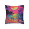 Neon Tropical Beach Full Moon Party — Double-Sided Cushion Cover — Front Double-Sided Cushion View