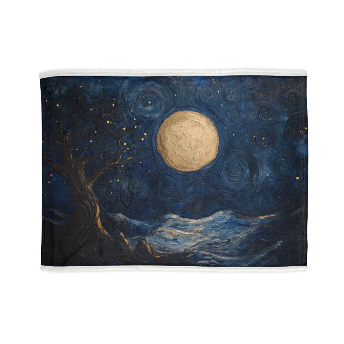 "Full Moon Starry Night Cover"