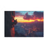 Futuristic Cityscape at Sunset (Edition III) — 24×16 Canvas Wall Art — Front Gallery-Wrapped Canvas View