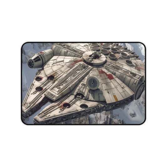 Galactic Adventure Desk Mat: Millennium Falcon