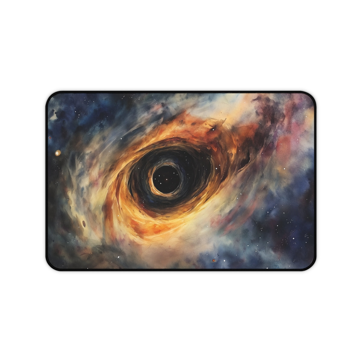 "Galactic Black Hole Space Desk Mat"