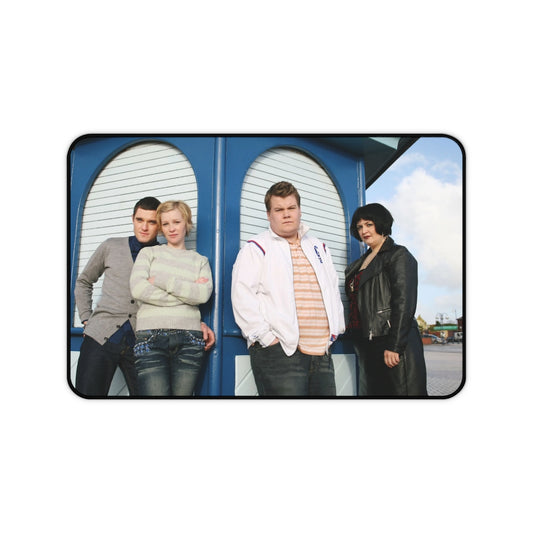 "Gavin and Stacey Desk Mat: Bring Comedy to Your Workspace!"