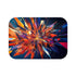 Geometric Starburst Explosion (Edition III) — 61×43 Memory Foam Bath Mat — Top-Down Velvet Microfibre Artwork View