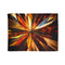 Geometric Starburst Explosion — Plush Fleece Throw Blanket — Full Flat Artwork View