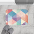 Geometrics Pattern Seamless — 61×43 Memory Foam Bath Mat — Modern Bathroom Floor Lifestyle View