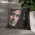 George Clooney — 40×40 Cushion Cover — Sofa & Living Room Lifestyle View