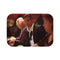 George Clooney Oceans — Non-Slip Bath Mat — Top-Down Velvet Microfibre Artwork View