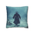 Ghost of Samurai Walking the Ocean — Double-Sided Cushion Cover — Front Double-Sided Cushion View