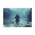 Ghost of Samurai Walking the Ocean — 24×16 Canvas Wall Art — Front Gallery-Wrapped Canvas View