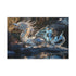 Glass Canyon Refracting Light Dragons — Canvas Wall Art — Front Gallery-Wrapped Canvas View