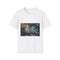Glass Canyon Refracting Light Dragons Graphic Unisex Softstyle T-Shirt - Front View