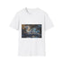 Glass Canyon Refracting Light Dragons Graphic Unisex Softstyle T-Shirt - Front View
