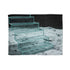 Glass Staircase over Lunar Surface Plush Fleece Throw Blanket