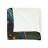 Glowing Constellation Inside a Crystal Plush Fleece Throw Blanket