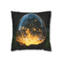 Glowing Constellation Inside Crystal — Double-Sided Cushion Cover — Front Double-Sided Cushion View